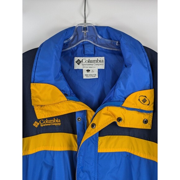 Columbia Mens Bugaboo Interchange Jacket OUTER SHELL Large Blue Yellow - Picture 6 of 16